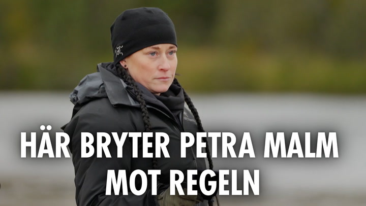 Här bryter Petra Malm mot regeln i TV4