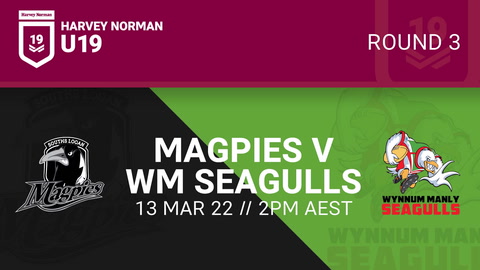 Souths Logan Magpies U19 v Wynnum Manly Seagulls U19