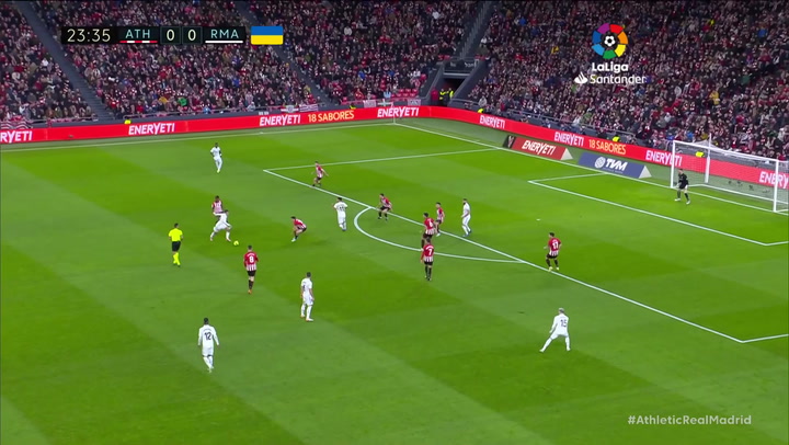 Gol de Benzema (0-1) en el Athletic 0-2 Real Madrid