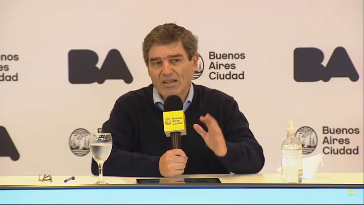 Fernán Quirós señaló que la Ciudad mantiene hace nueve semanas una curva estable, pese a la explosió