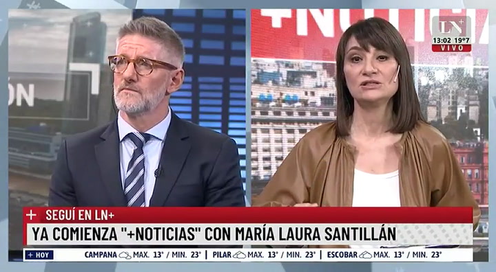 María Laura Santillán reaccionó al video del descontrol en un outlet de carteras