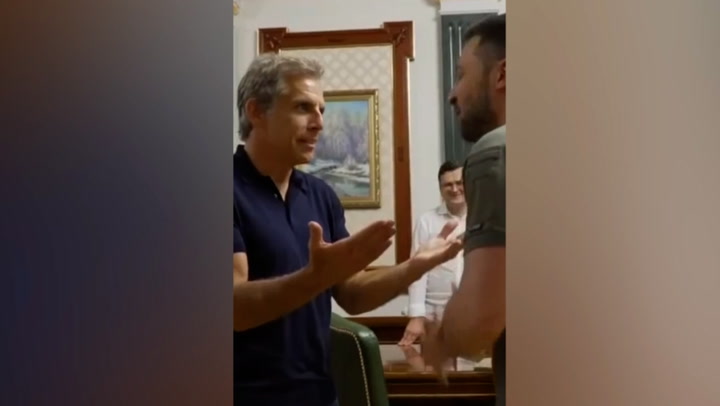 Ben Stiller visits his ‘hero’ Volodymyr Zelensky in Kyiv