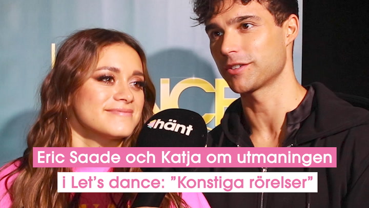 Eric Saade och Katja Luján Engelholm om utmaningen i Let’s dance: ”Konstiga rörelser”