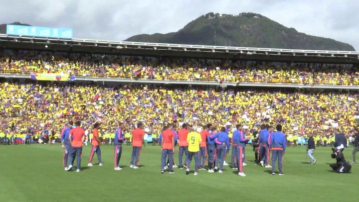 Colombia recibe como héroes a su selección - Fuente: AFP
