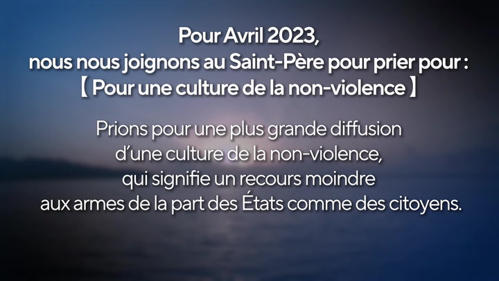 Avril 2023 - Pour une culture de la non-violence