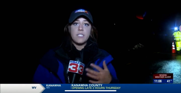 Reporter gets hit by car on live TV and continues with report