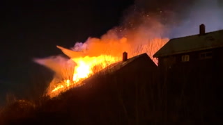 Video: Brann i rekkehus