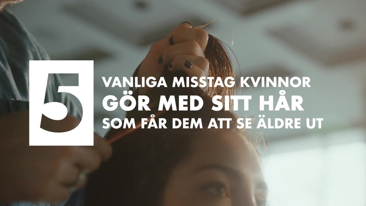 5 misstag kvinnor gör med sitt hår – som får dem att se äldre ut