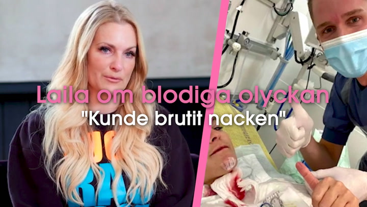 Laila Bagge om blodiga olyckan "Kunde brutit nacken"