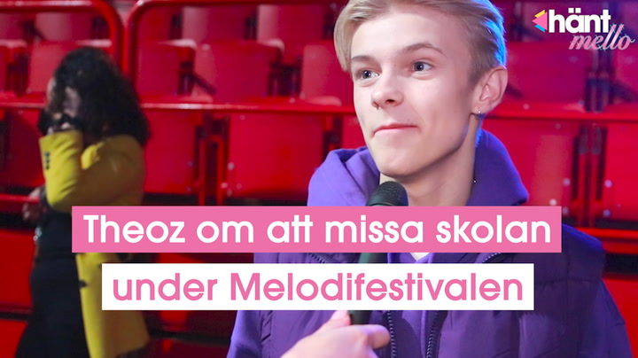 Theoz om att missa skolan under Melodifestivalen