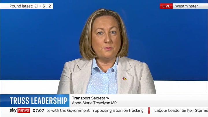 Transport secretary denies fracking vote was vote of confidence in Liz Truss