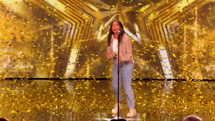 Britain's Got Talent- First Golden Buzzer of series given to 'Tomorrow' singer.mp4