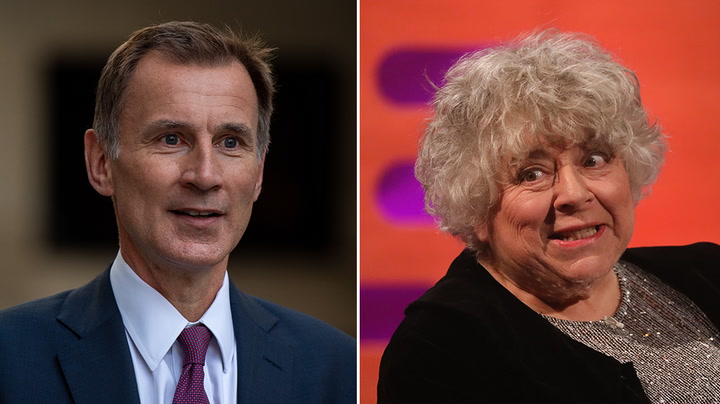 Miriam Margolyes says ‘f*** you’ live on Radio 4 as Jeremy Hunt arrives for interview