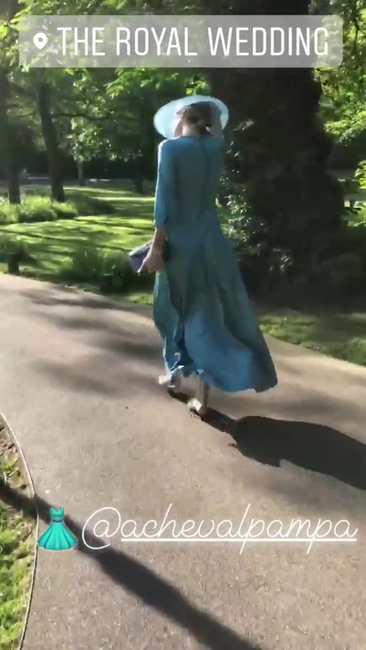 El video que subió Delfina Blaquier, invitada a la boda real, a sus redes sociales