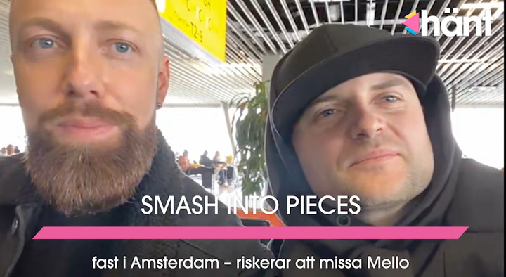 Smash Into Pieces fast i Amsterdam – direkt från flygplatsen