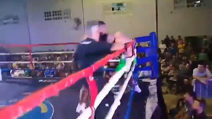 Pablo Migliore es derrotado y humillado en pelea de Boxeo - Fuente: Youtube