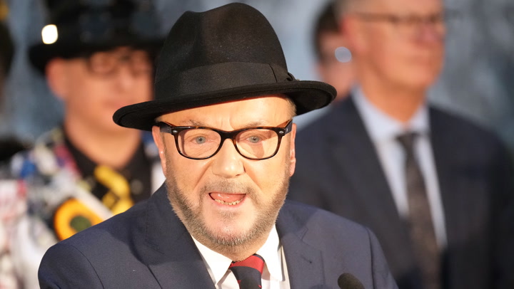 George Galloway echoes 2005 general election speech during Rochdale by-election victory