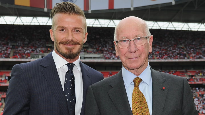 David Beckham pays tribute to Bobby Charlton: 'I owe everything to Sir Bobby'