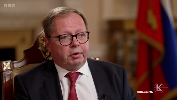 Russia's ambassador to UK defends Ukraine attacks