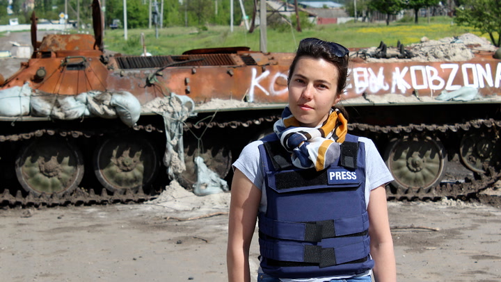 Hon bloggar från krigets Ukraina - på femina.se
