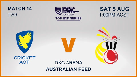 5 August - CDU Top End Series - Match 14 - Comets v PNG - Australian Feed