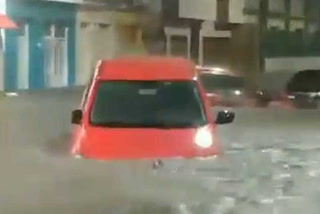 Video: un fuerte temporal azota Corrientes y gran parte de la ciudad quedó bajo el agua