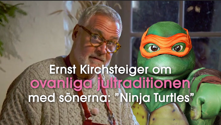 Ernst Kirchsteiger om ovanliga jultraditionen med sönerna: ”Ninja Turtles”