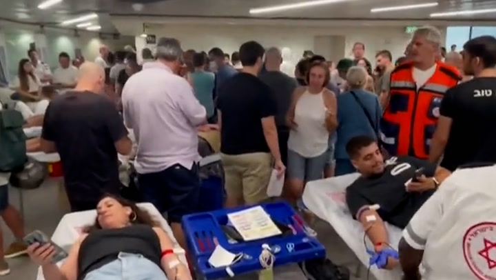 Israelis come out in numbers to donate blood amid Hamas attacks