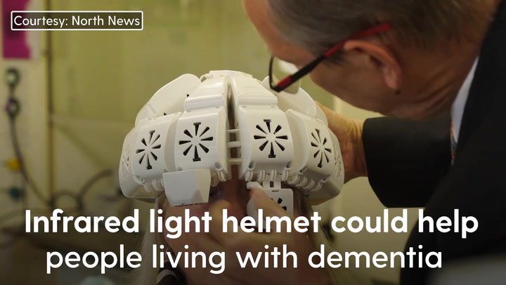 Infrared light helmet could help dementia patients with memory loss