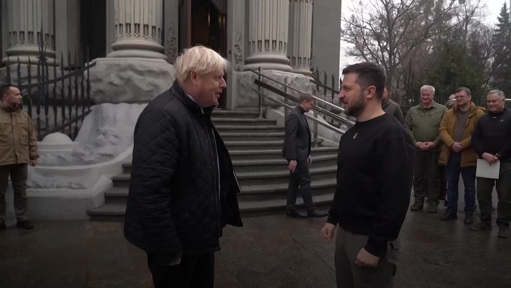 Boris Johnson visits Ukraine amid fresh sleaze allegations