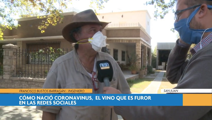 San Juan: en plena pandemia, lanzaron el 'coronavinus' en damajuana