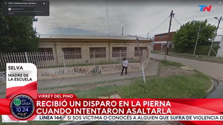 Virrey del Pino: balean a una adolescente en la puerta de la escuela para robarle