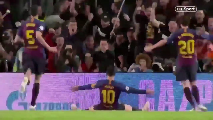 El espectacular gol de Messi de tiro libre, visto desde otro angulo - Fuente: BT Sport