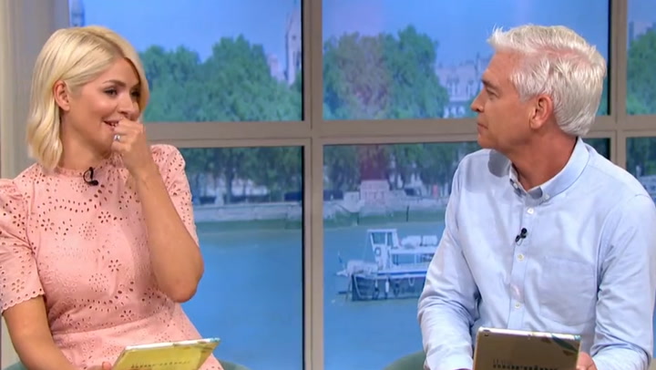 Holly Willoughby recalls young son farting in Piers Morgan's dressing room