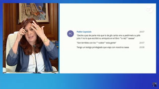 Cristina Kirchner, contra Pepín Rodríguez Simón