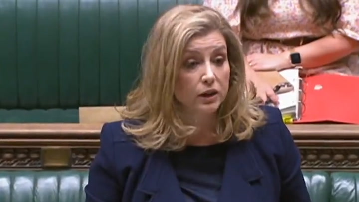 Penny Mordaunt fights tears during tribute to former MP Karen Lumley