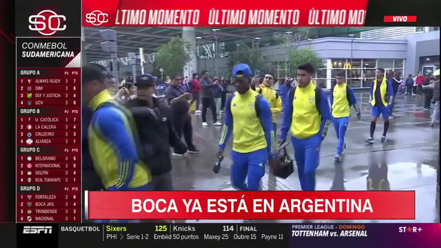 La llegada de Boca al país tras la derrota con Fortaleza