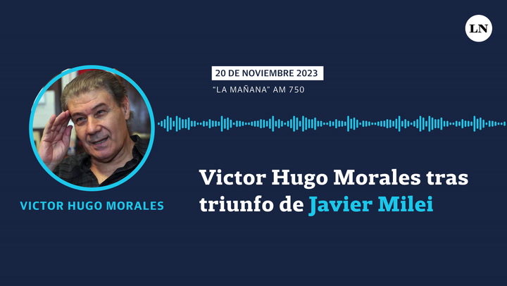 Victor Hugo Morales tras el triunfo de Javier Milei