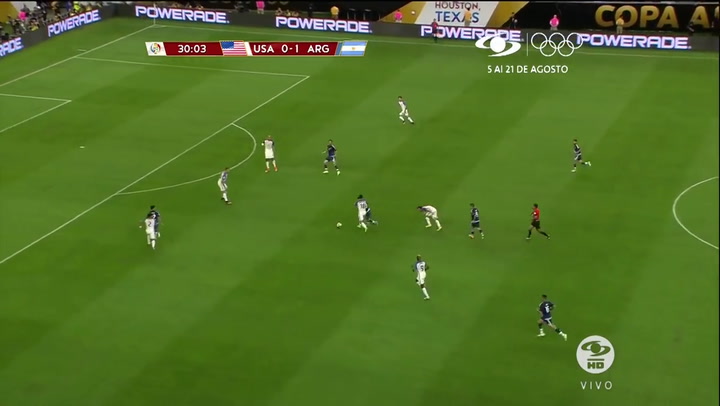 El golazo de tiro libre de Messi ante Estados Unidos en la Copa América Centenario - Fuente: YouTube