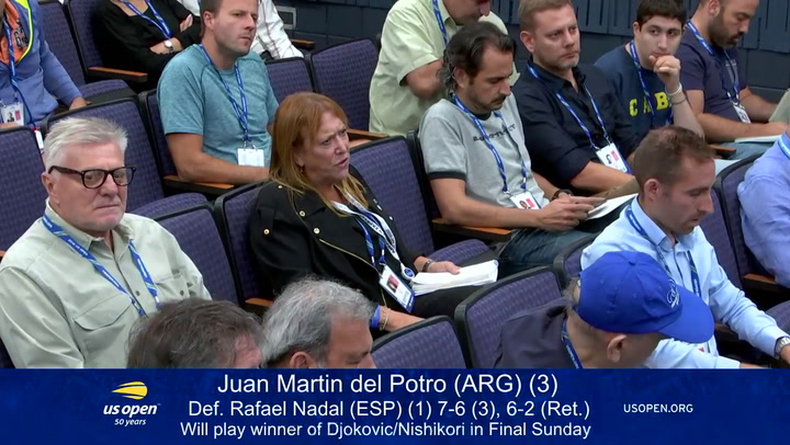 Us Open: Conferencia de prensa de Juan Martín Del Potro (Inglés) - Fuente: YouTube