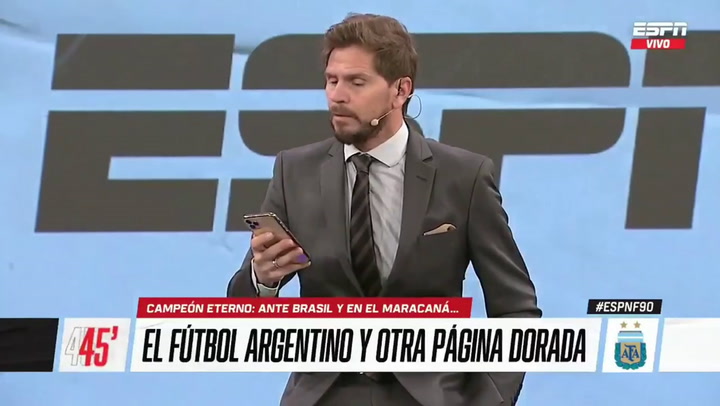 Lionel Messi sorprendió a Sebastián Vignolo con un audio en vivo - Fuente: América