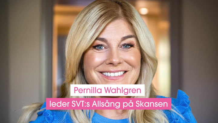 Pernilla Wahlgren leder SVT:s Allsång på Skansen