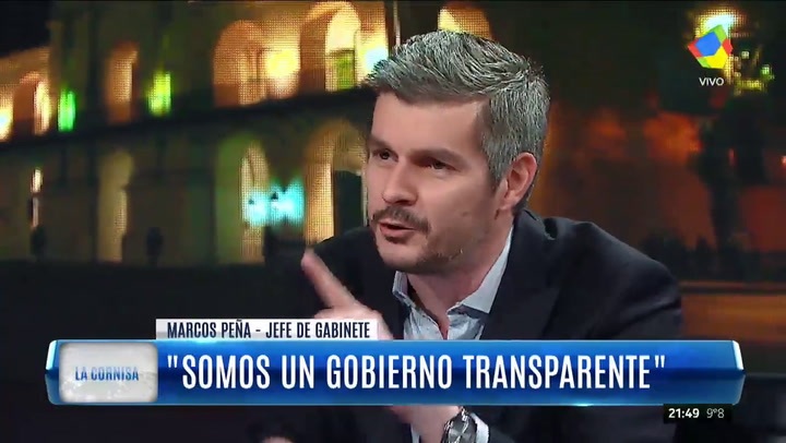 Marcos Peña, sobre las denuncias contra Cambiemos, en La Cornisa