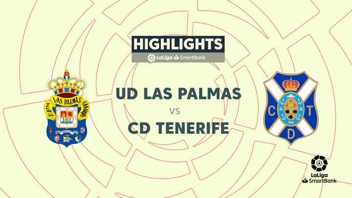 LaLiga SmartBank (J17): Resumen y goles del U.D. Las Palmas 3-1 Tenerife