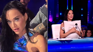 Katy Perry suffers wardrobe malfunction on American Idol