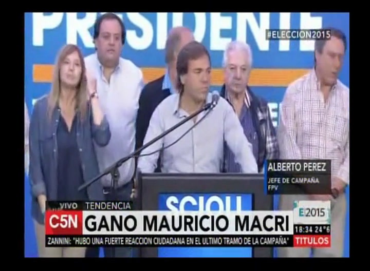 Elecciones 2015: Alberto Pérez pidió cautela y dijo que 'ganó la democracia'