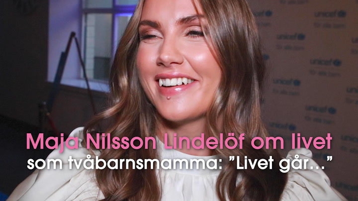 Maja Nilsson Lindelöf om livet som tvåbarnsmamma: ”Livet går…”