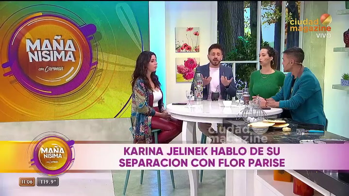 Flor Parise desmiente a Mañanísima por las supuestas escenas de celos a Karina Jelinek
