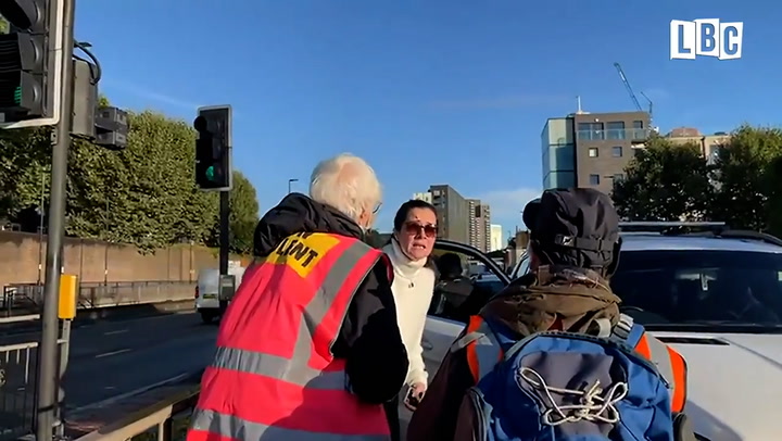 Woman pleads with Insulate Britain protesters to let her get to sick mother in hospital