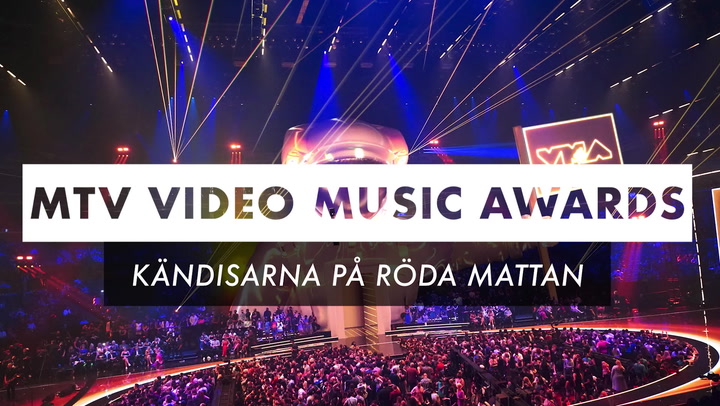 MTV Video Music Awards - kändisarna på röda mattan
